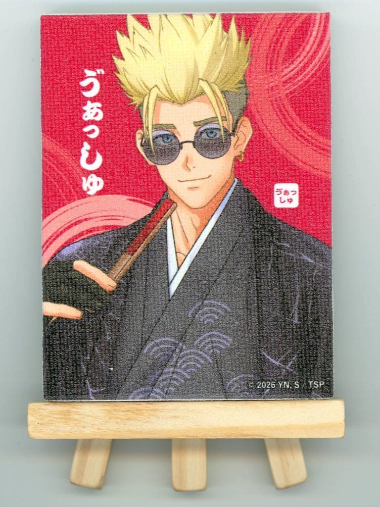 Trigun Vash the Stampede TaS 10th Anniversary Ver. Illustrated Mini Canvas Magnet with Easel (Pre-owned)