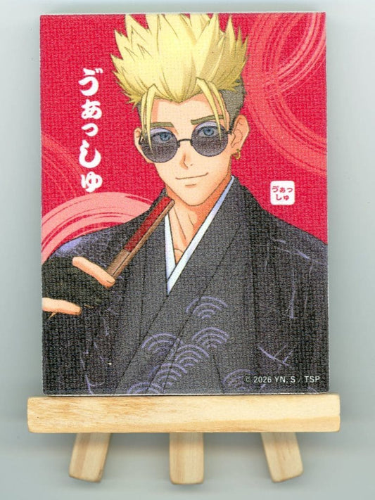 Trigun Vash the Stampede TaS 10th Anniversary Ver. Illustrated Mini Canvas Magnet with Easel (Pre-owned)