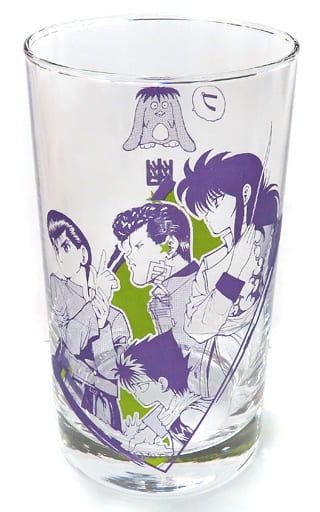 Yu Yu Hakusho Retro Glass Tomikawa Yoshihiro Exhibition -PUZZLE- Goods Glass (Used)