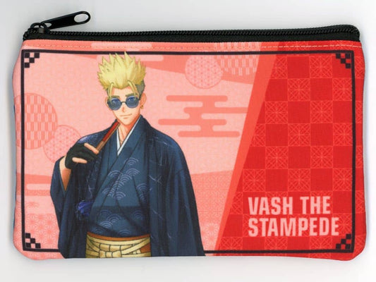 Vash the Stampede & Nicholas D. Wolfwood Trigun Stargaze TaS 10th Anniversary Flat Pouch, Used