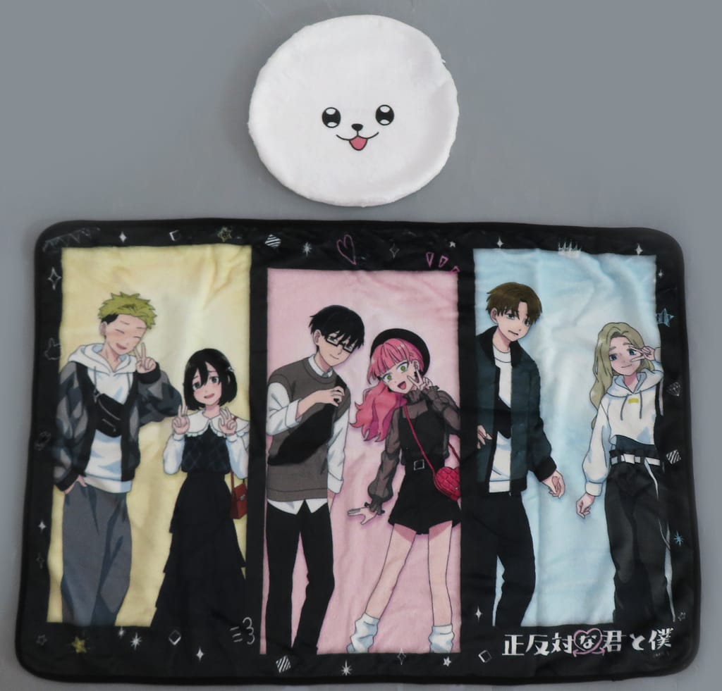 You and I Are Polar Opposites Yeti / Group WEB Kuji A Prize Cushion Blanket