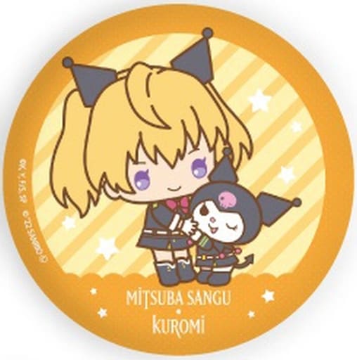Seraph of the End Mitsuba Sangu x Kuromi Can Badge 01 Mini Chara Illustration - A3