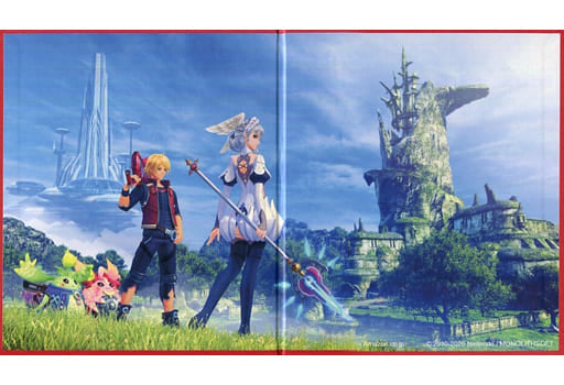 Xenoblade Chronicles Shulk, Melia, Kino & Nene Original Panoramic Shikishi Art Board