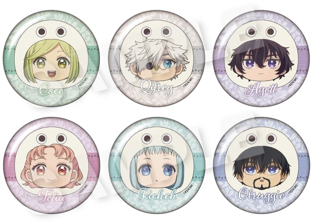 Witch Hat Atelier Trading Marumeitsu 6-Piece Can Badge Box