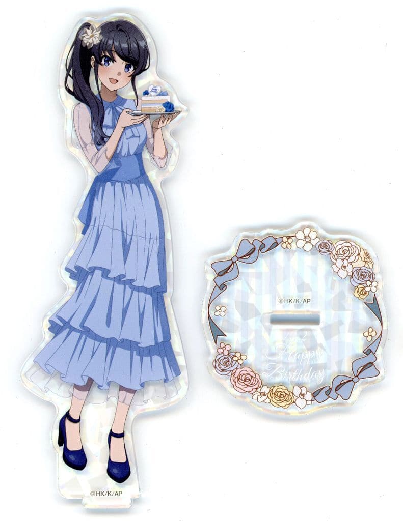 Rascal Does Not Dream Mai Sakurajima Kuji-Biki-Do Happy Birthday Kuji 2025 Kira Kira Acrylic Stand Figure - KADOKAWA