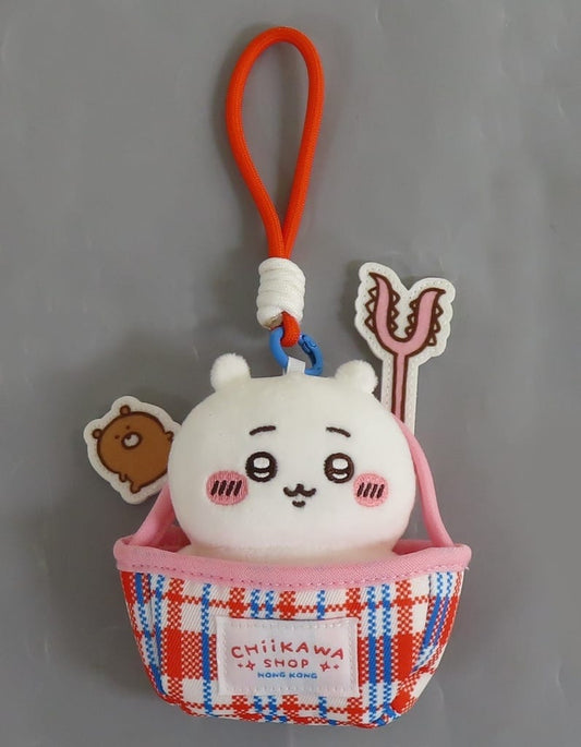 Chiikawa Mascot Hong Kong Red White Blue Chiikawa Something Small and Cute Series - Grey Parker Service