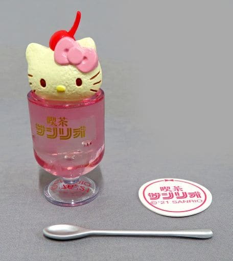 Hello Kitty Cream Soda Sanrio Characters Secret Mascot Kissa Sanrio Trading Figure - Sanrio (Pre-owned)