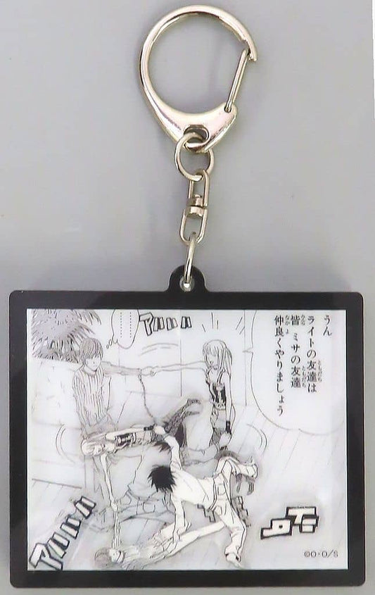 DEATH NOTE Light Yagami, L & Misa Amane Revival Exhibition Shaker Keychain - Movic