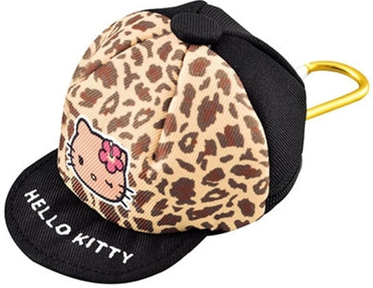Sanrio Characters Hello Kitty (Leopard) Mini Cap Keychain Sanrio - Kurax (Pre-owned)