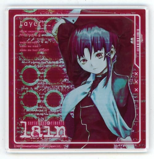 Serial Experiments Lain Lain Iwakura (F Design) DMM Scratch! NEO-CHARA Acrylic Magnet - DMM.com