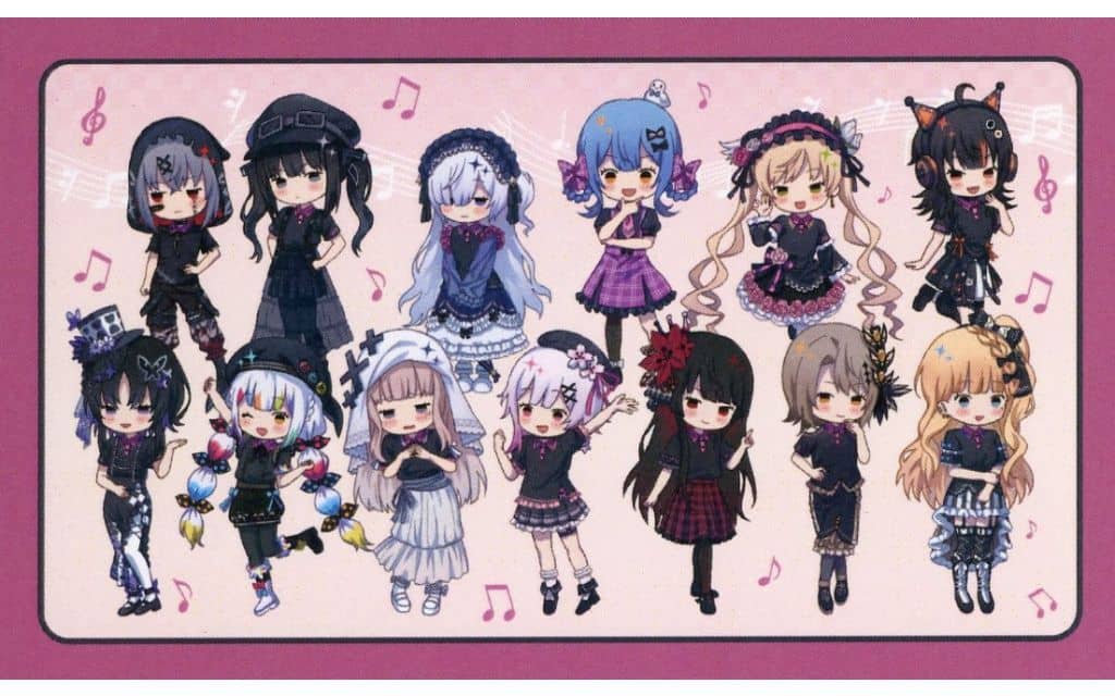 Magical Girl Witch Trials POP UP SHOP Illustration Card - A3