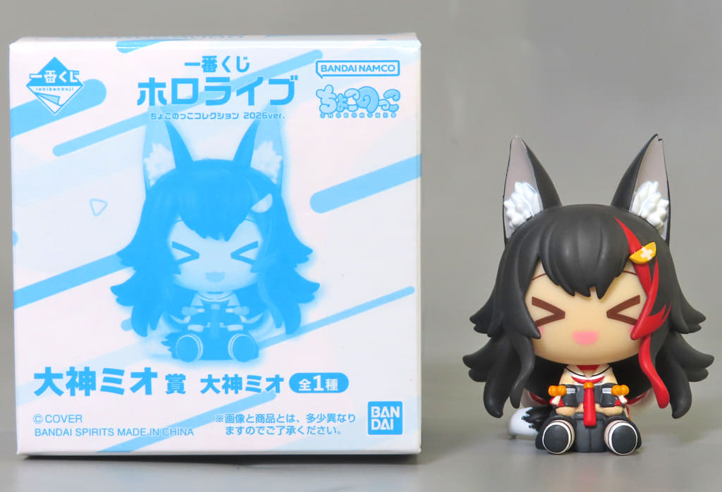Hololive Production Ookami Mio Ichiban Kuji Chokonokko Collection 2026 Ver. Figure - Bandai Spirits