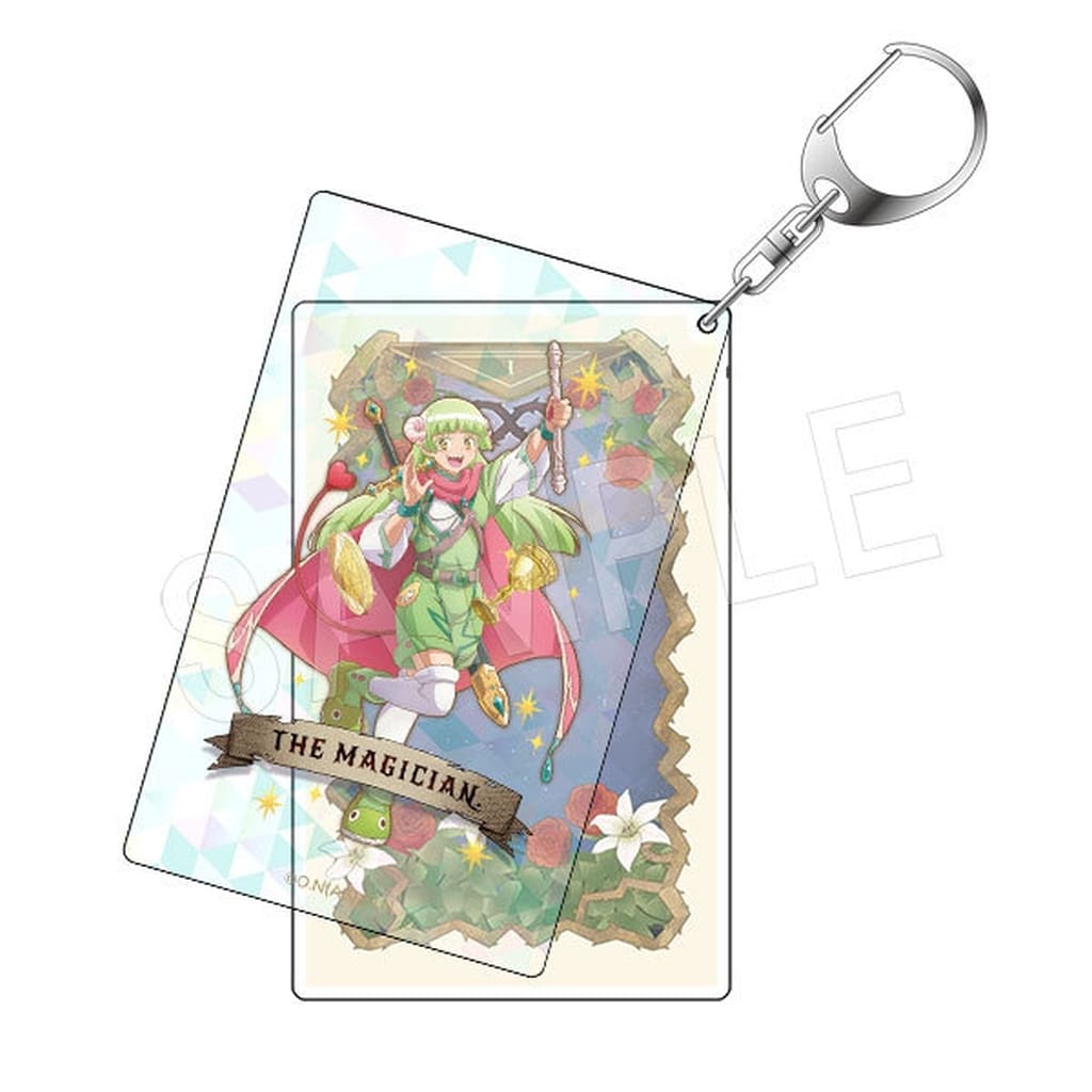 Mairimashita! Iruma-kun Clara Valac Holo Slide Acrylic Keychain Tarot Card Ver.
