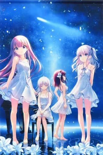 Heroines Collaboration Illustration B1 Tapestry Angel Beats! Charlotte The Day I Became a God (Pre-owned)