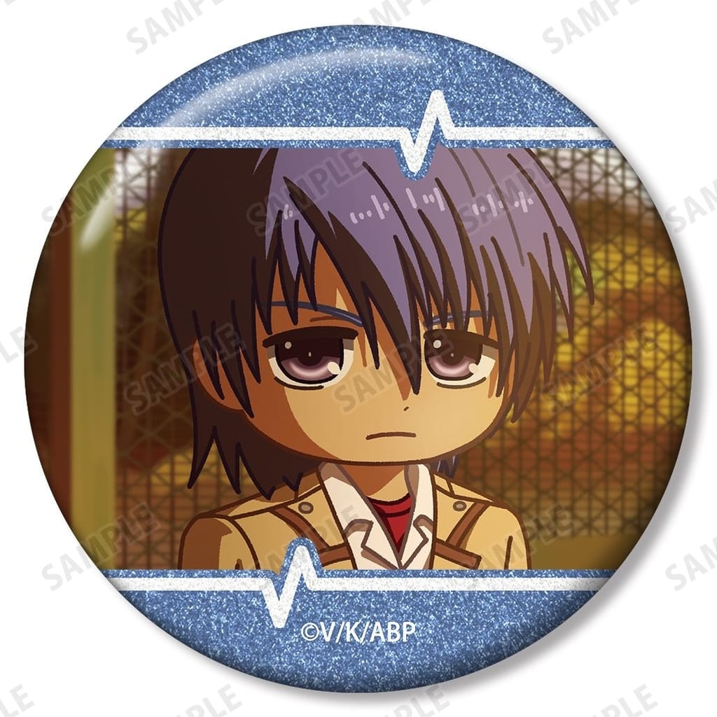 Angel Beats! Hideki Hinata Trading Yurukoma Glitter Can Badge Can Badge - Arma Bianca