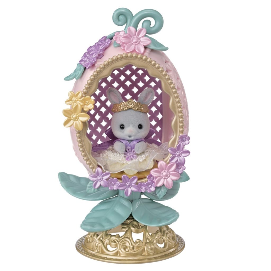 Sylvanian Family Cotton Rabbit Floral Egg Figure Set