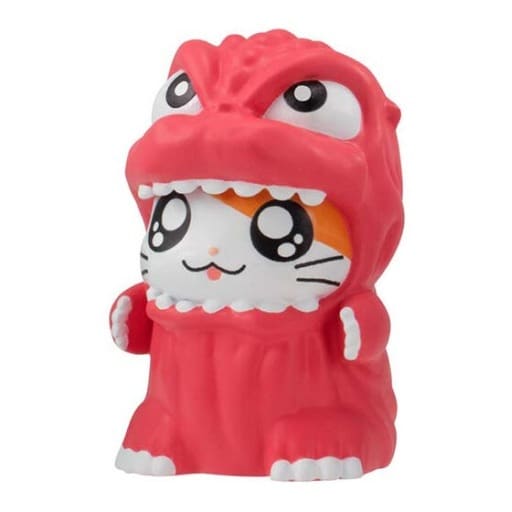 Godzilla x Tottoko Hamutaro Gojihamu-kun (Red) Capsule Toy Figure Hamtaro - Bandai