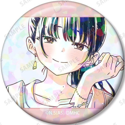 The Dangers in My Heart Anna Yamada (Ponytail) Trading Ani-Art Hologram Can Badge - Arma Bianca