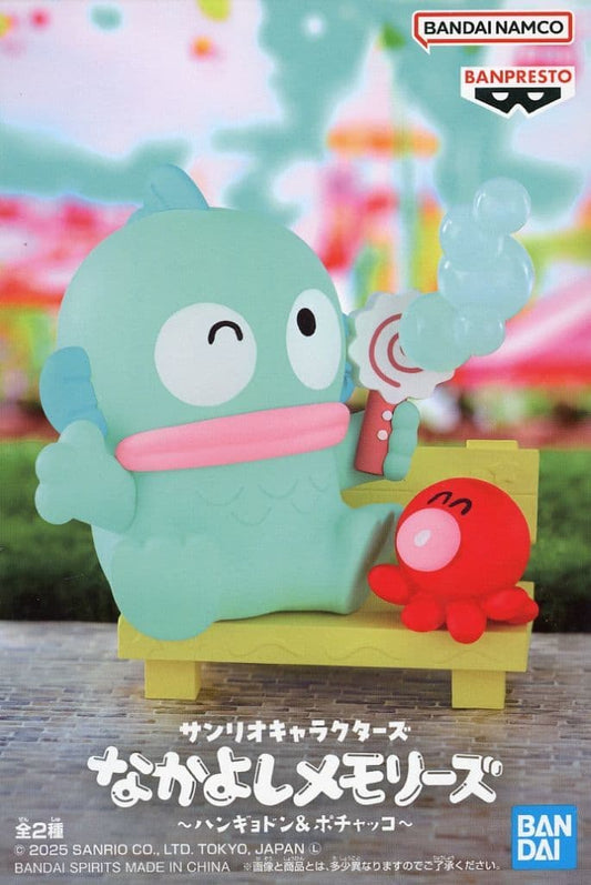 Hangyodon & Pochacco Nakayoshi Memories Figure Sanrio Characters - Banpresto