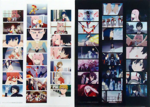 DARLING in the FRANXX Scene Photo A4 Clear File 2-Piece Set Ticket Bonus