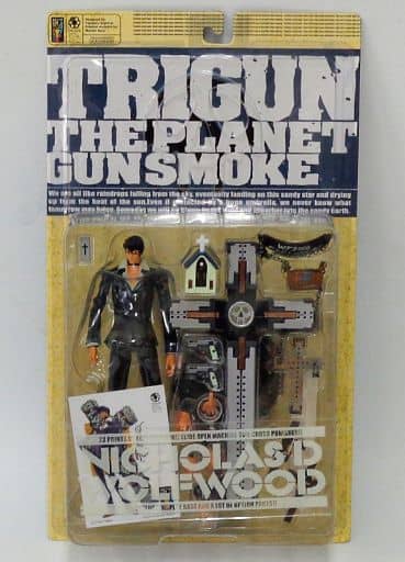 Trigun The Planet Gunsmoke Nicholas D. Wolfwood Action Figure Kaiyodo Wonder Festival 2000 Summer Limited