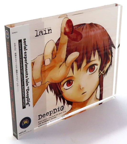 Serial Experiments Lain Lain Iwakura WEIRD Exhibition CD-Style Acrylic Block - ANIQUE