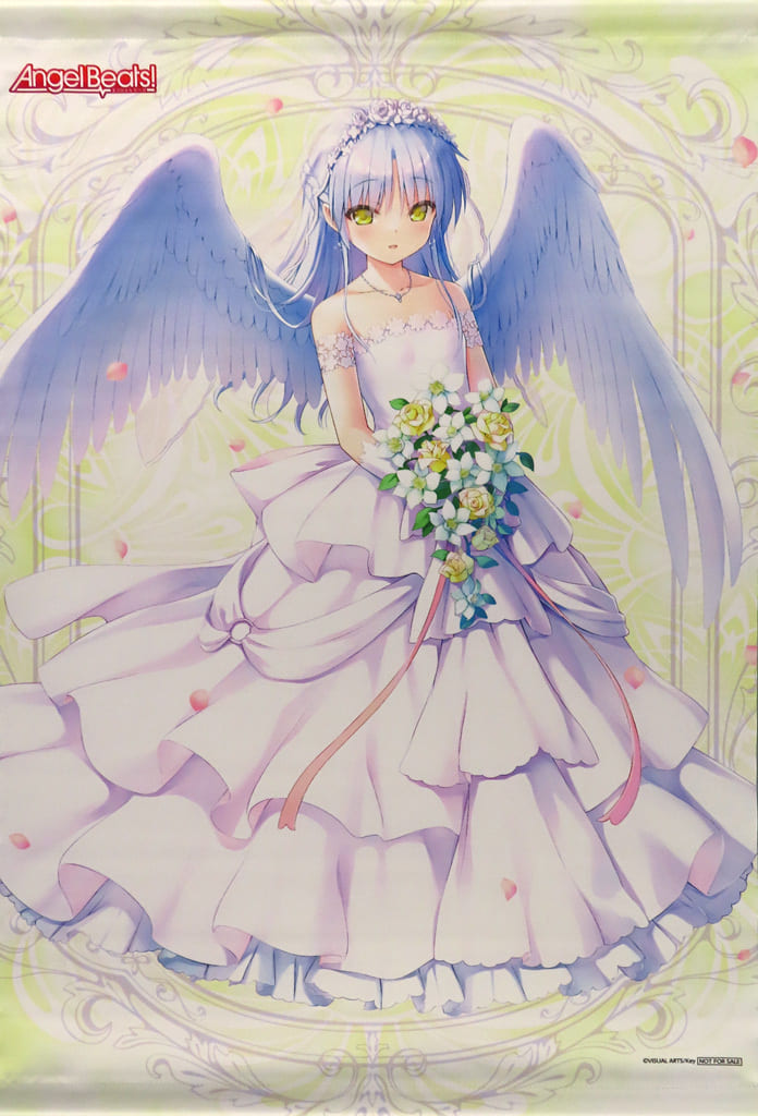 Angel Beats! Kanade Tachibana Wedding ver. B2 Tapestry - KADOKAWA