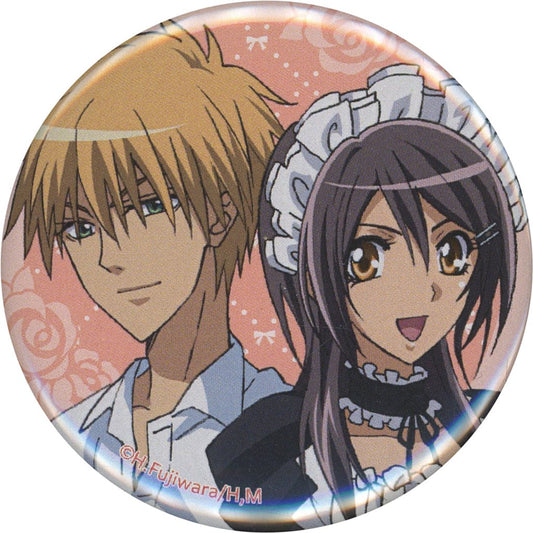 Maid Sama! Takumi Usui Misaki Ayuzawa Character Can Badge Collection 2 Pop Up Shop in TreeVillage Vol.2 - Pre-owned