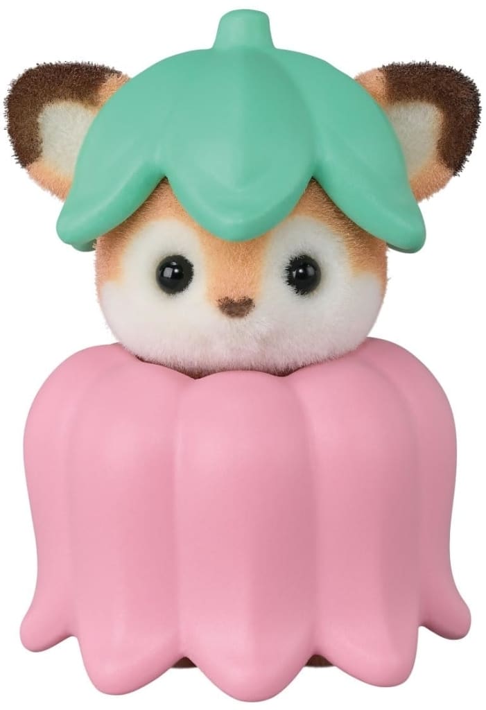 Sylvanian Family Little Deer Baby Baby Collection - Baby Fairy Forest Friends Series Figure with Flower Poncho & Hat
