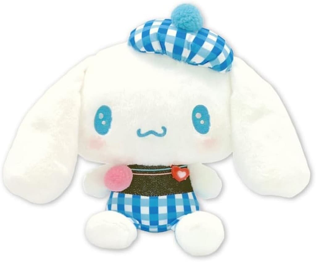 Sanrio Characters Cinnamoroll Gingham Denim Plush (S) Nakajima - Nakajima Corporation