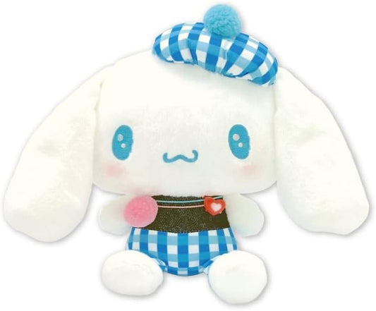 Sanrio Characters Cinnamoroll Gingham Denim Plush (S) Nakajima - Nakajima Corporation