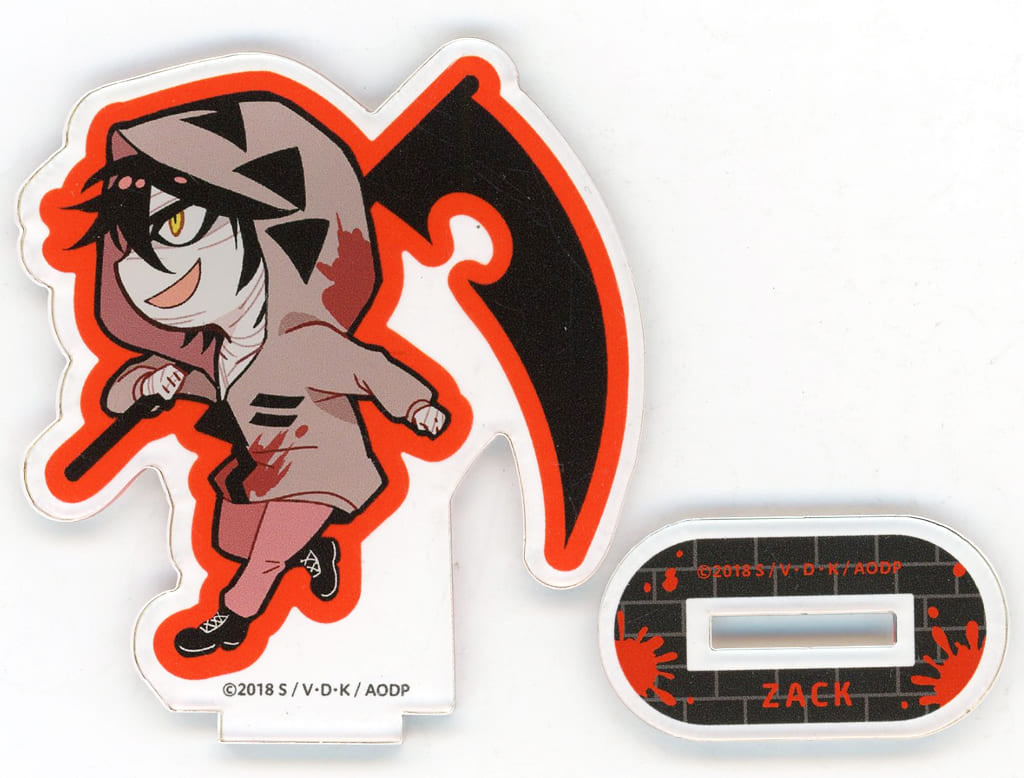 Zack (Red) Mini Acrylic Stand Angels of Death Ichiban Kuji TV Anime 5th Anniversary Bonus - KADOKAWA