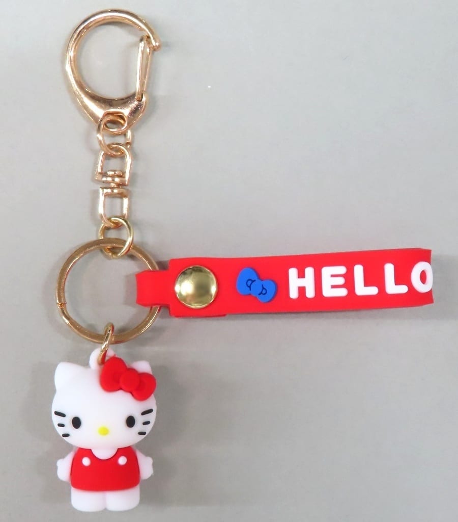 Sanrio Characters Hello Kitty (Red) Mascot Keychain - Keychain - Kei Company