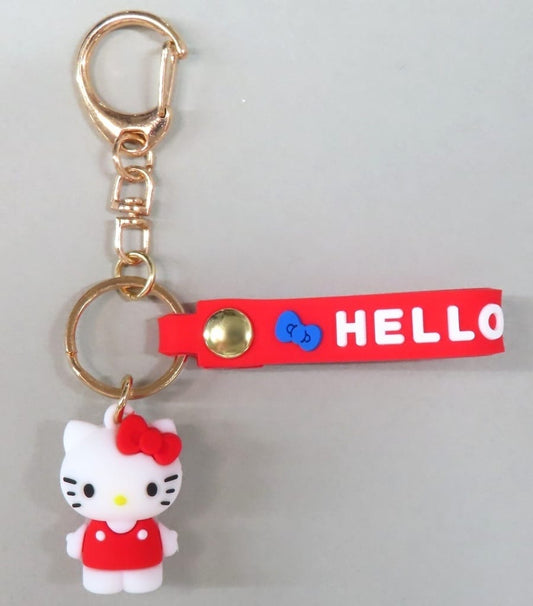 Sanrio Characters Hello Kitty (Red) Mascot Keychain - Keychain - Kei Company