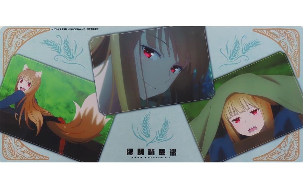 Spice and Wolf Holo Premium Multi Rubber Mat Expression Set Rubber Goods SEGA - Pre-owned