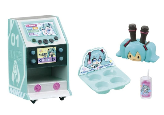 Hatsune Miku Miku Miku ♪ Karaoke Mini Figure Re-Ment Trading Figure Hatsune Miku Series - Re-Ment