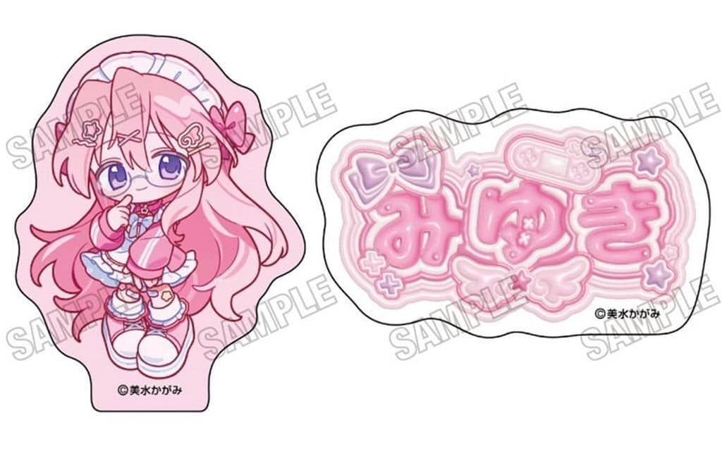 Lucky Star Miyuki Takara Hand-Drawn Sticker Set 2 Sheets, Sticker - Medicos Entertainment