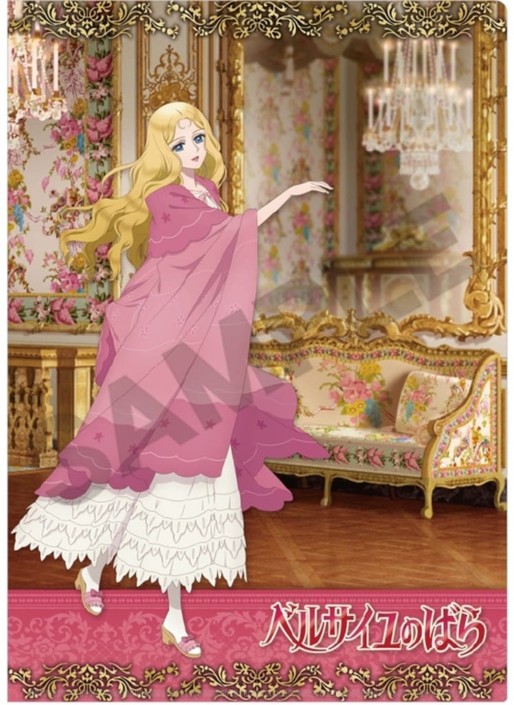 The Rose of Versailles Marie Antoinette Clear File A4 Single Clear Folder Casual Clothes Version