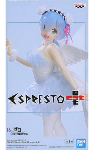 Re:Zero Rem ESPRESTO est-Clear & Dressy Figure - Banpresto