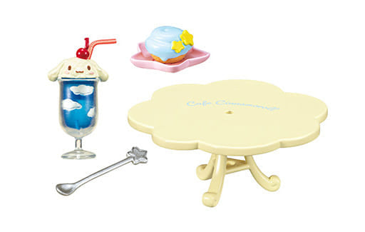 Sanrio Cinnamoroll Sweets Time Break Nanairo Sora Cafe Terrace Re-Ment Trading Figure Miniature - Re-Ment