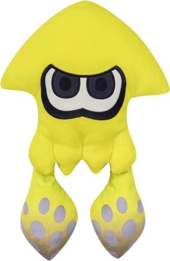 Splatoon Squid Yellow ALL STAR COLLECTION M Size Plush - Sanei Boeki