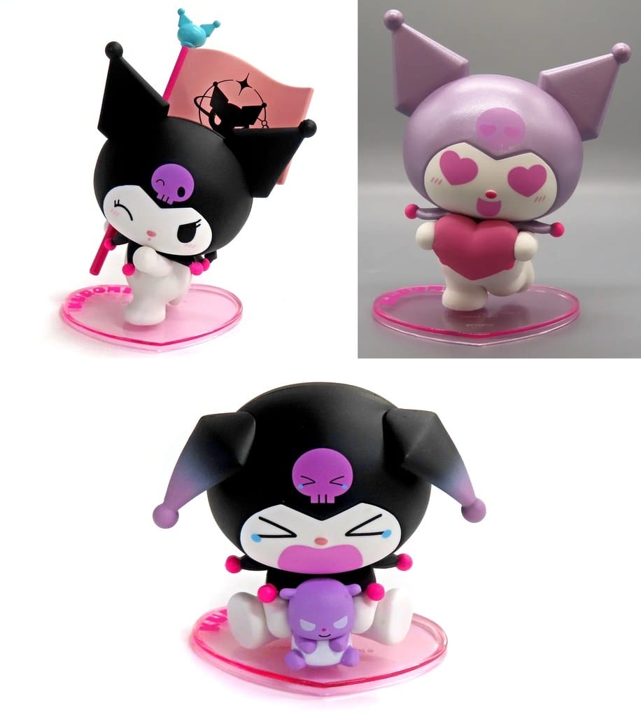Kuromi Sanrio Characters Figure Collection 3 Types Set Figure - Banpresto