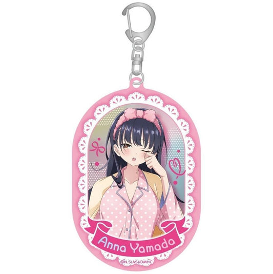 The Dangers in My Heart Anna Yamada (Pajama Ver.) Oversized Mirror Acrylic Keychain