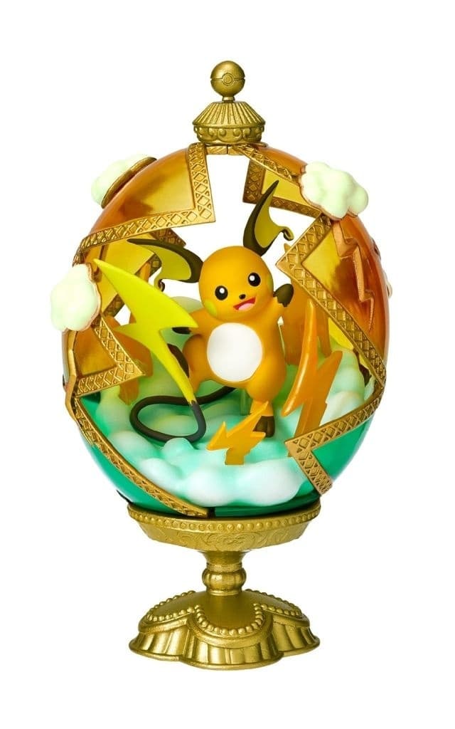 Pokémon Raichu OVALTIQUE COLLECTION2 Luminous Trading Figure - Re-Ment