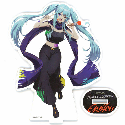 The Eminence in Shadow Epsilon Character Pop Store Black Painter Style Acrylic Stand - Bandai Namco Amusement