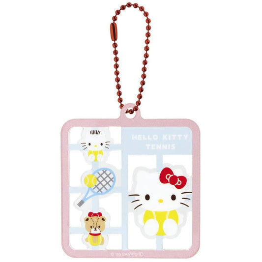 Hello Kitty (Tennis) Plastic Model Style Keychain Sanrio Characters