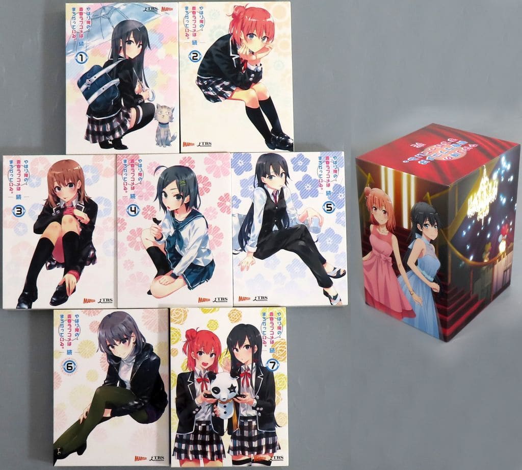 My Teen Romantic Comedy SNAFU 6-Volume Anime Set (First-Press Limited Edition, Storage Box Included)