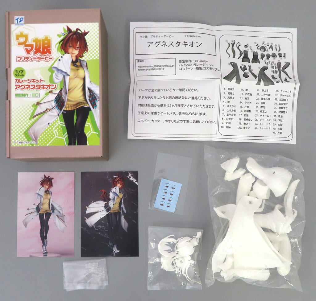 Agnes Tachyon Umamusume Pretty Derby 1/7 Scale Garage Kit Unassembled (Pre-owned, Rank B)