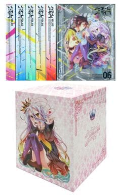 No Game No Life 6-Volume Anime Video Set with Animate Full-Set Storage Box
