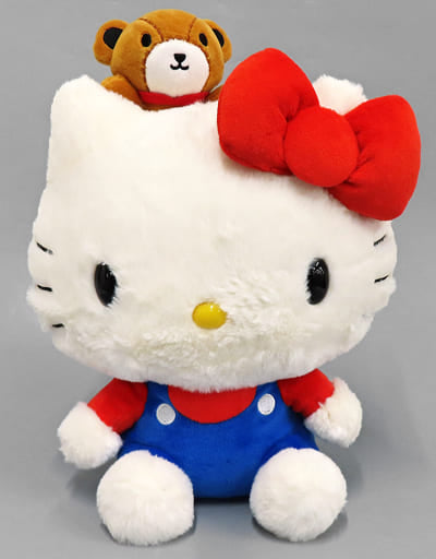 Sanrio Hello Kitty & Tiny Chum Plush Doll Peeking Ver. Tiny Chum Hello Kitty Plush - SEGA
